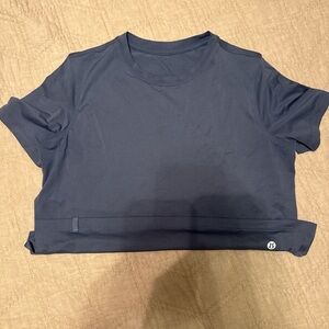 lululemon athletica Dark Blue Short Sleeve Tee